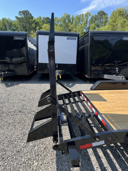 New 2025 Triple Crown 7X16 Heavy Duty Equipment Trailer, 5' Ramps, 16K GVWR