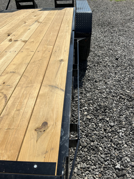 New 2025 Triple Crown 7X16 Heavy Duty Equipment Trailer, 5' Ramps, 16K GVWR