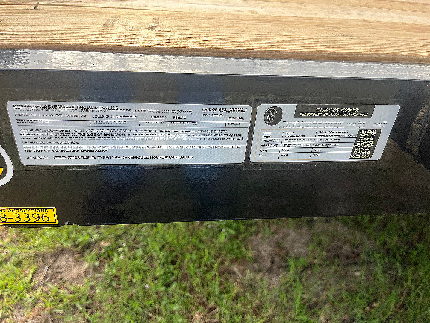 New 2025 Load Trail 83 x 20 10k Carhauler Slide-In ramps