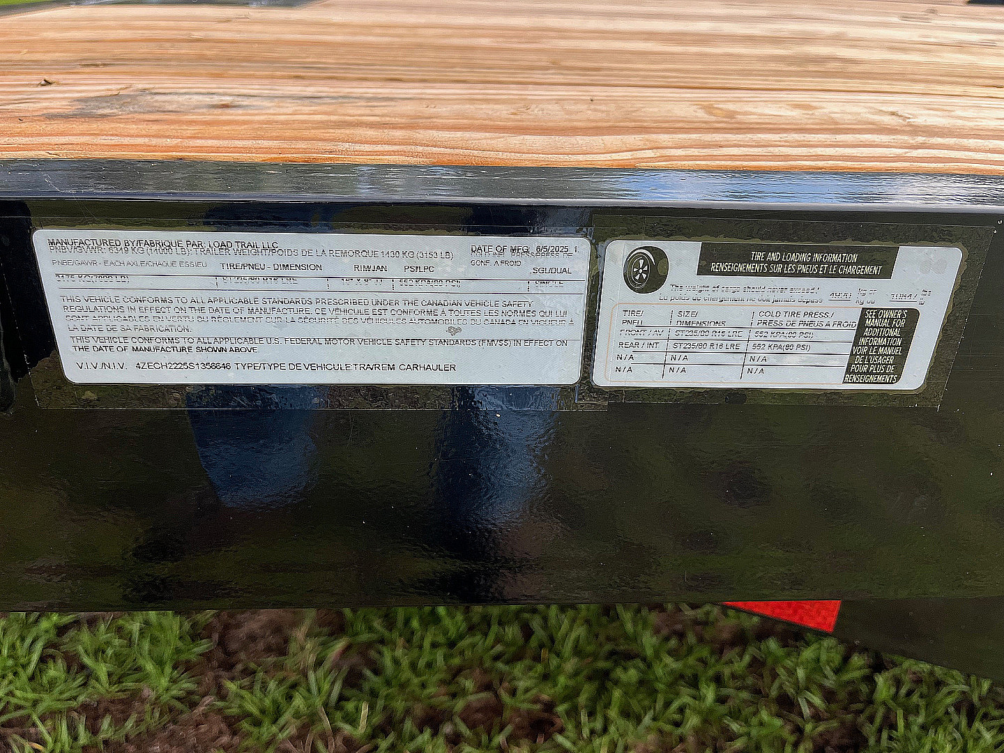 New 2025 Load Trail 83 x 22 14k Equipment Trailer