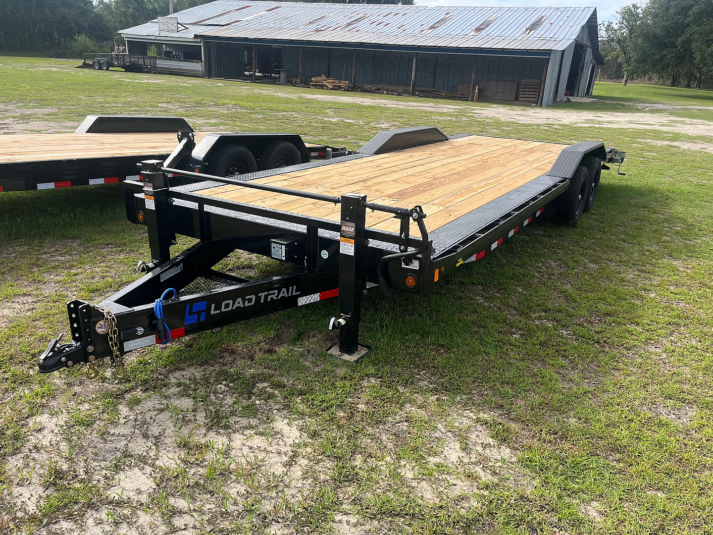 New 2026 Load Trail 102 x 24 Tandem Axle Car Hauler, Slide-In Ramps