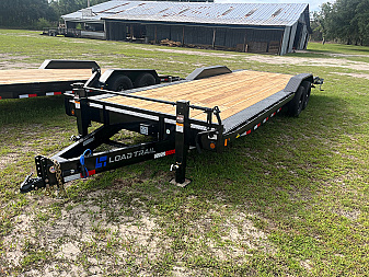 New 2026 Load Trail 102 x 24 Tandem Axle Car Hauler, Slide-In Ramps