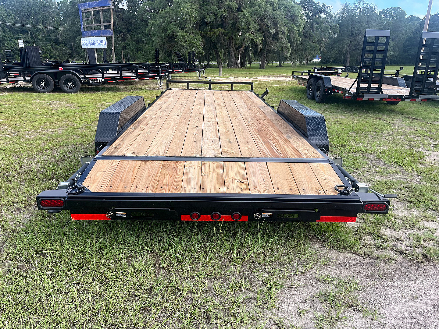 New 2025 Load Trail 83 x 20 10K Tandem Axle Car Hauler, Slide-In Ramps