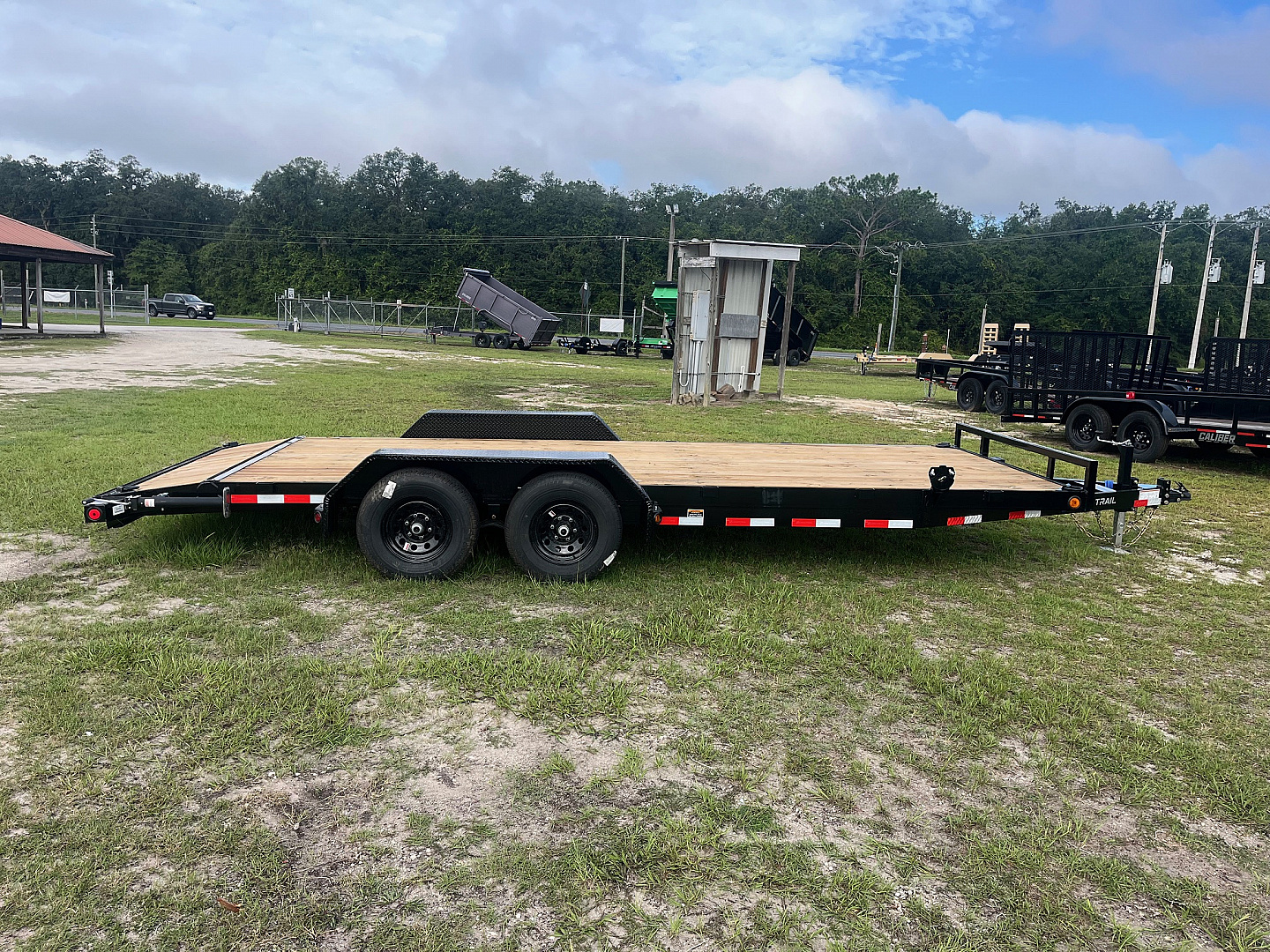 New 2025 Load Trail 83 x 20 10K Tandem Axle Car Hauler, Slide-In Ramps