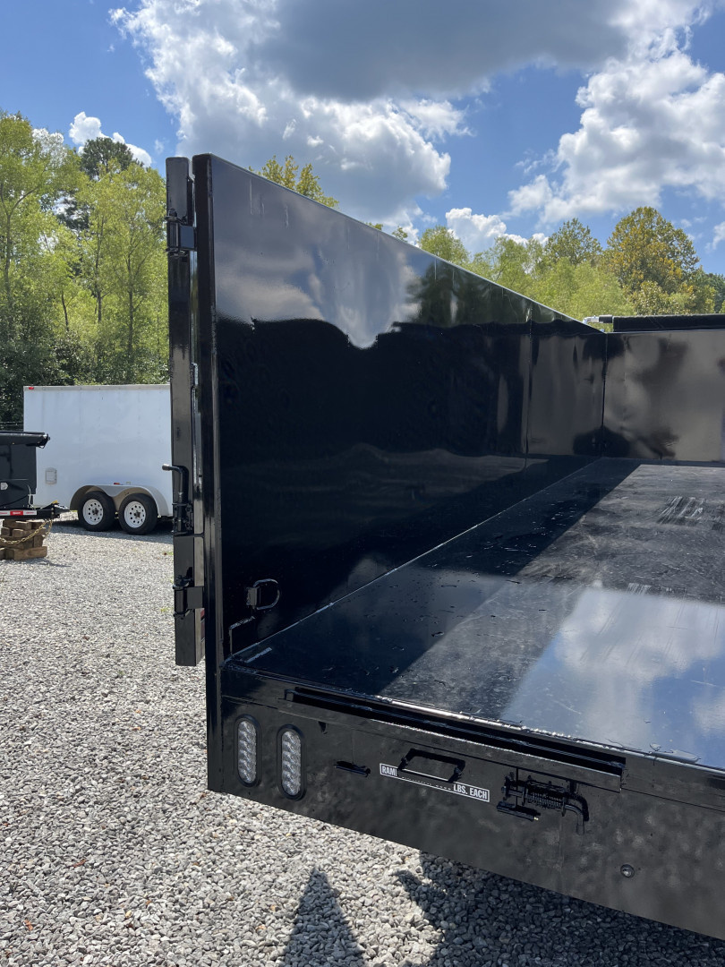 New 2025 U-Dump 8x20 With 48" Sides, 25K GVWR, Pro-Heavy Tandem Dually, Gooseneck Dump Trailer