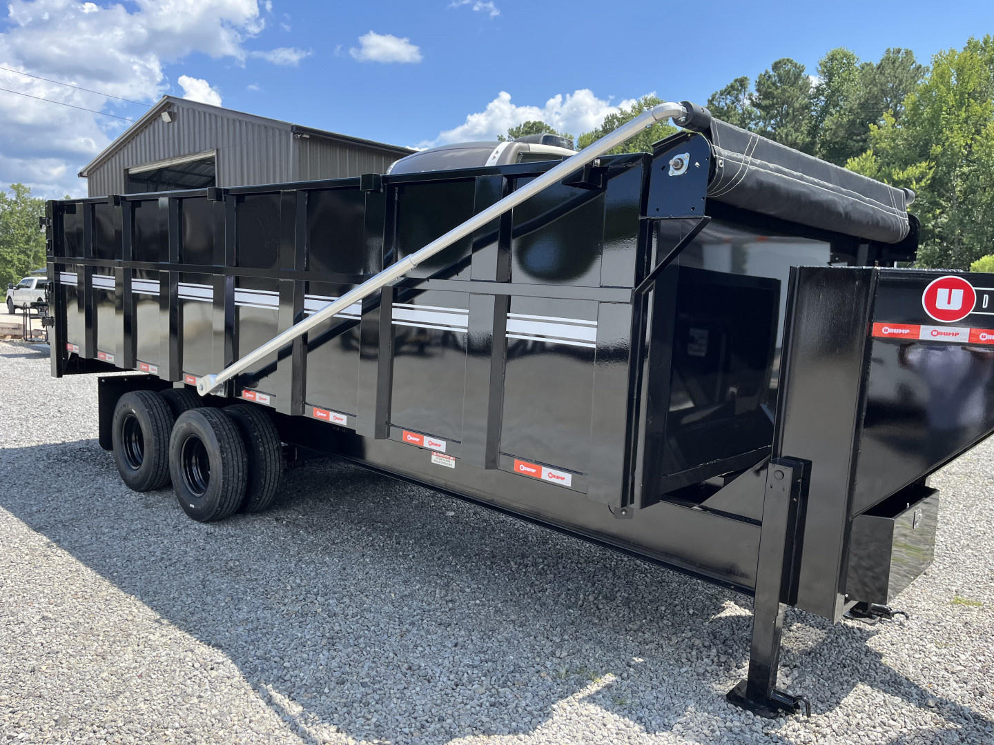 New 2025 U-Dump 8x20 With 48" Sides, 25K GVWR, Pro-Heavy Tandem Dually, Gooseneck Dump Trailer