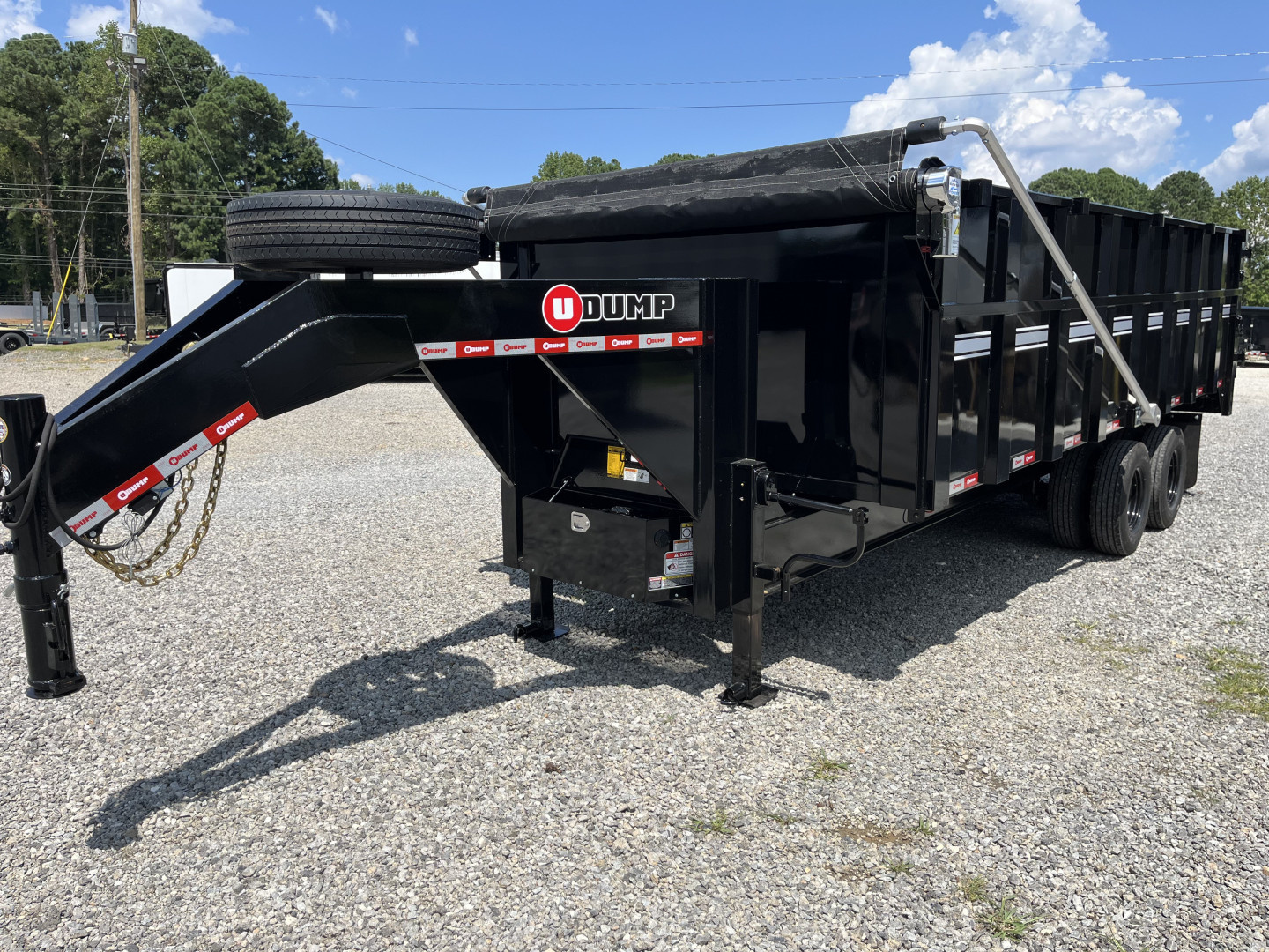 New 2025 U-Dump 8x20 With 48" Sides, 25K GVWR, Pro-Heavy Tandem Dually, Gooseneck Dump Trailer