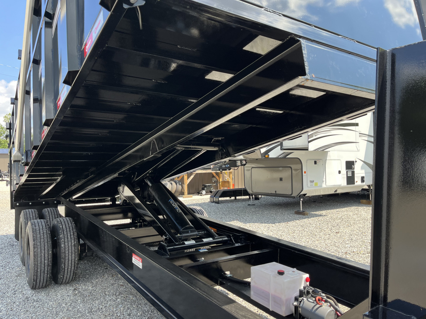 New 2025 U-Dump 8x20 With 48" Sides, 25K GVWR, Pro-Heavy Tandem Dually, Gooseneck Dump Trailer