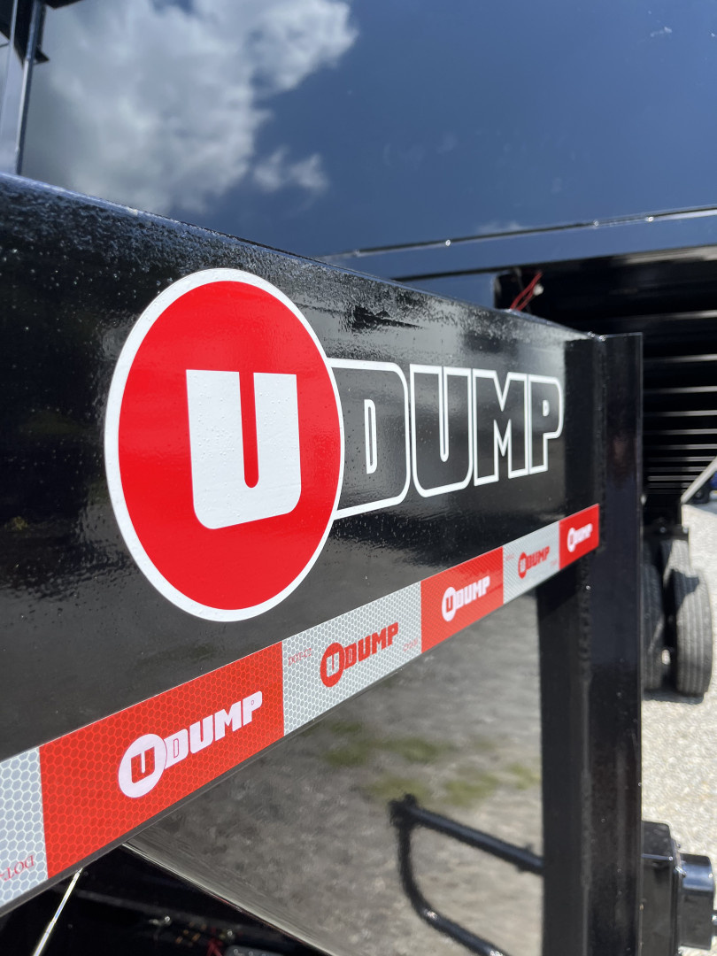 New 2025 U-Dump 8x20 With 48" Sides, 25K GVWR, Pro-Heavy Tandem Dually, Gooseneck Dump Trailer