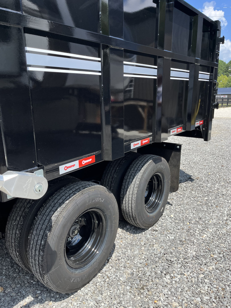 New 2025 U-Dump 8x20 With 48" Sides, 25K GVWR, Pro-Heavy Tandem Dually, Gooseneck Dump Trailer