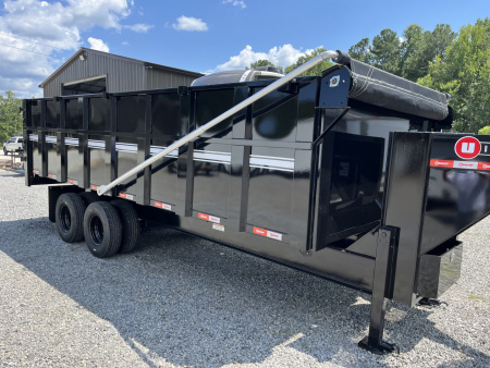 New 2025 U-Dump 8x20 With 48" Sides, 25K GVWR, Pro-Heavy Tandem Dually, Gooseneck Dump Trailer
