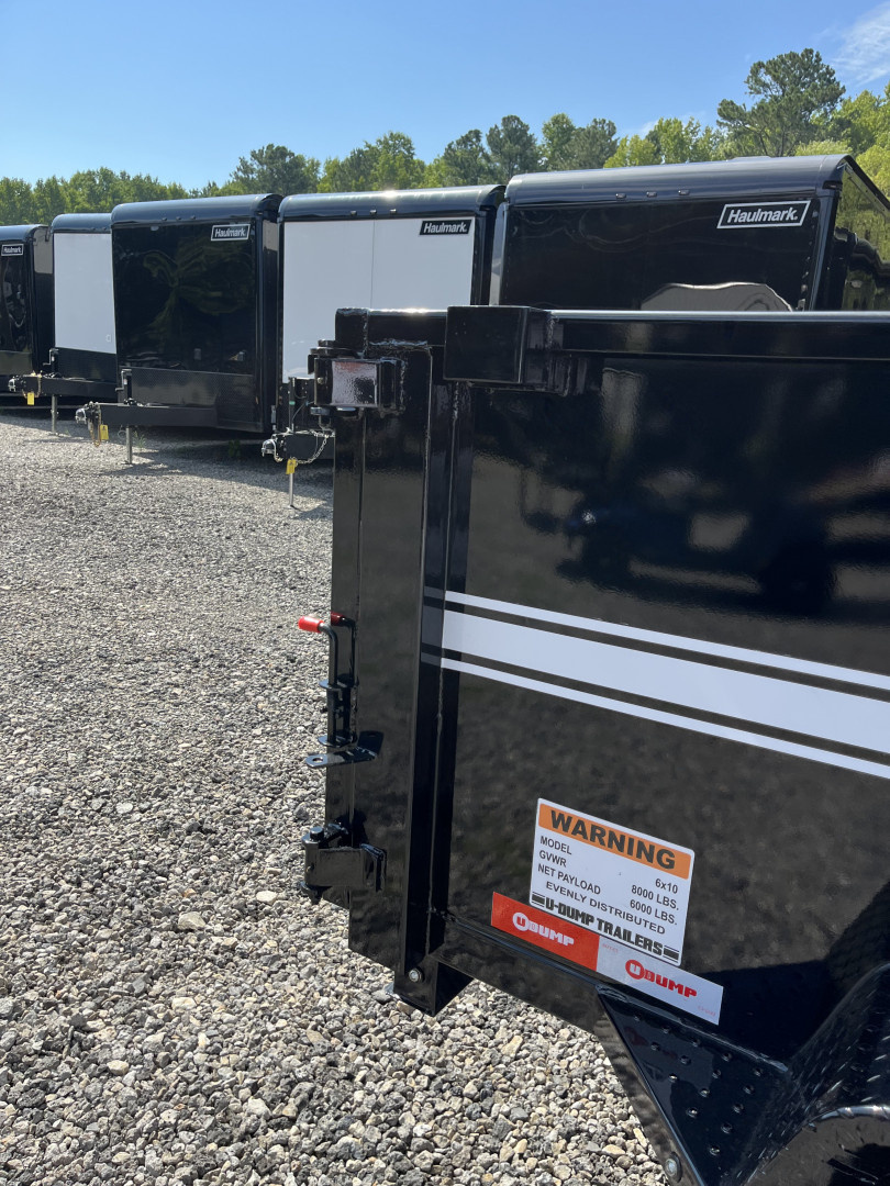 New 2025 U-Dump 6x10 With 31" Sides, 8K GVWR, Pro Lite Dump Trailer