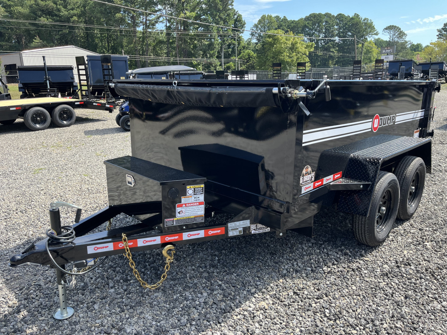 New 2025 U-Dump 6x10 With 31" Sides, 8K GVWR, Pro Lite Dump Trailer