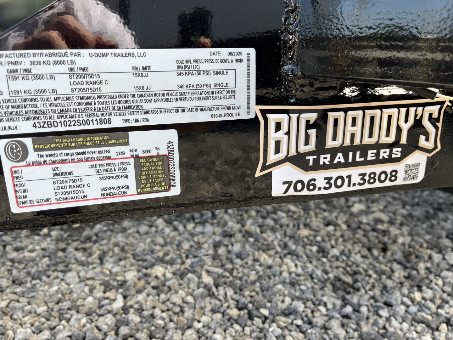 New 2025 U-Dump 6x10 With 31" Sides, 8K GVWR, Pro Lite Dump Trailer