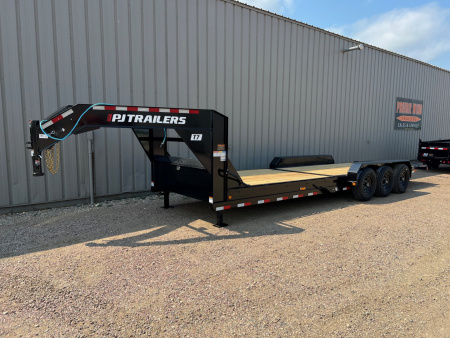 New 2026 PJ Trailers 26 Tilt Gooseneck Triple Axle T7 Trailer