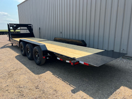New 2026 PJ Trailers 26 Tilt Gooseneck Triple Axle T7 Trailer