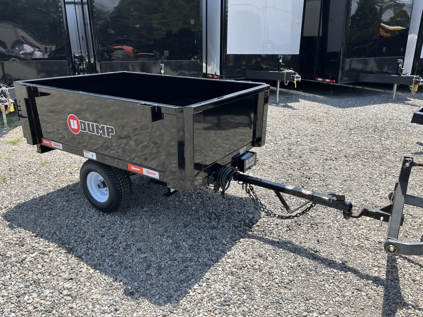 New 2025 U-Dump 4'x6'x19" ATV UTV Dump Trailer, 2K GVWR, Single Axle