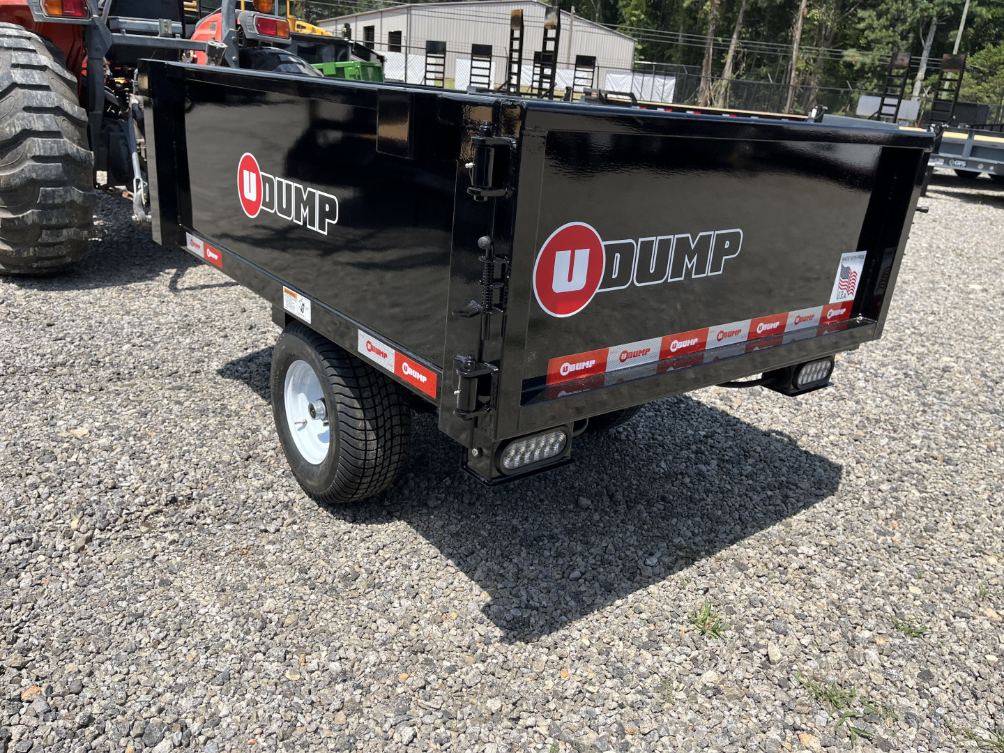 New 2025 U-Dump 4'x6'x19" ATV UTV Dump Trailer, 2K GVWR, Single Axle