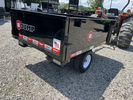 New 2025 U-Dump 4'x6'x19" ATV UTV Dump Trailer, 2K GVWR, Single Axle