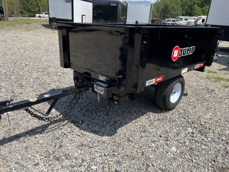New 2025 U-Dump 4'x6'x19" ATV UTV Dump Trailer, 2K GVWR, Single Axle