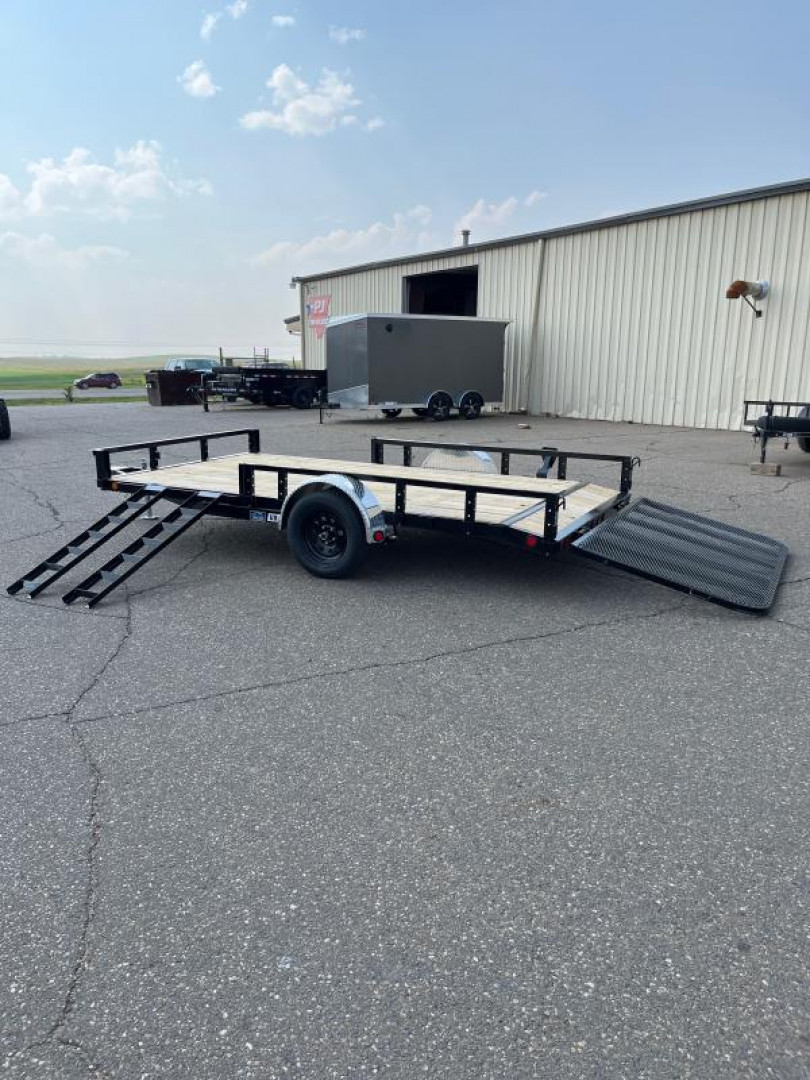 New 2026 PJ Trailers 83" x 14' 83" Single Axle Channel Utility (U8) Utility Trailer