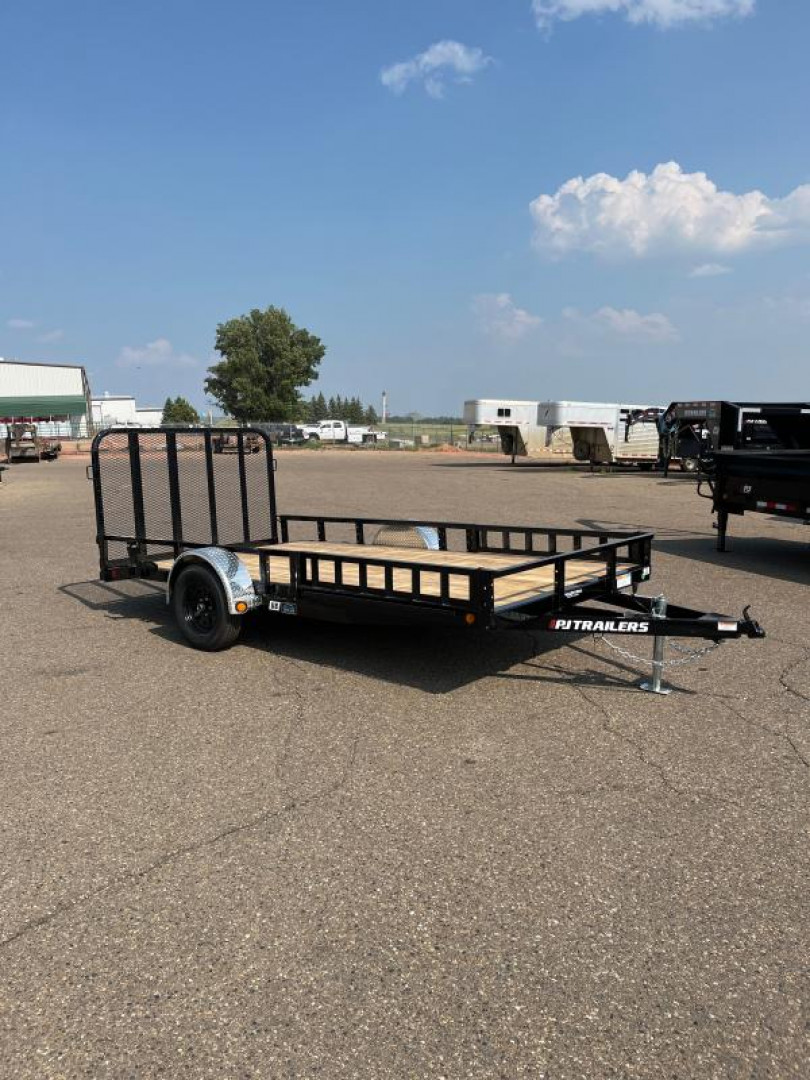 New 2026 PJ Trailers 83" x 14' 83" Single Axle Channel Utility (U8) Utility Trailer