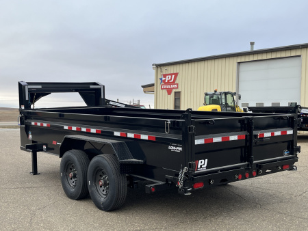 New 2026 PJ Trailers DX 83"x16' 16K Low Pro Dump Trailer