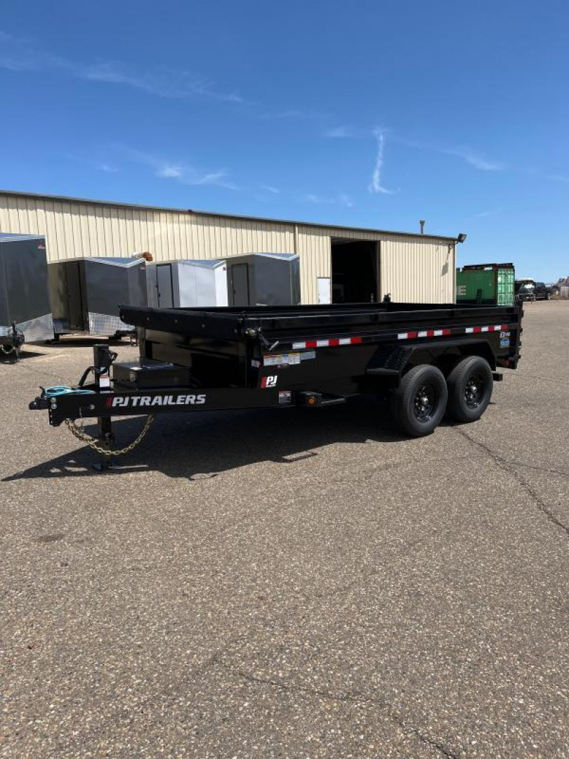 New 2025 PJ Trailers 83" x 14' 14K Low-Profile Dump PRO (DL) Dump Trailer