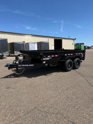 New 2025 PJ Trailers 83" x 14' 14K Low-Profile Dump PRO (DL) Dump Trailer