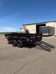 New 2025 PJ Trailers 83" x 14' 14K Low-Profile Dump PRO (DL) Dump Trailer