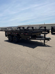 New 2025 PJ Trailers 83  x 14' 14K Low-Profile Dump PRO (DL) Dump Trailer