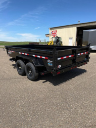 New 2025 PJ Trailers 83" x 14' 14K Low-Profile Dump PRO (DL) Dump Trailer