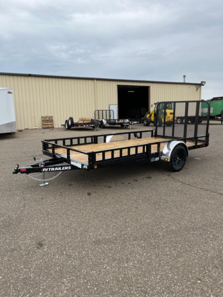New 2025 PJ Trailers 83  x 14' 83  Single Axle Channel Utility (U8) Utility Trailer