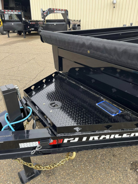 New 2026 PJ Trailers 83" x 16' DL Dump Trailer With Hydraulic Jack