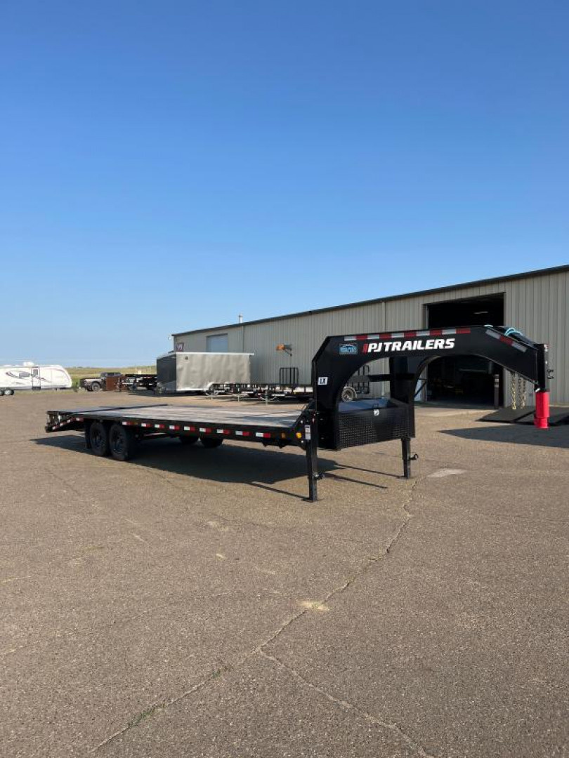 New 2024 PJ Trailers LX 28' Flatbed Trailer 8K Axles