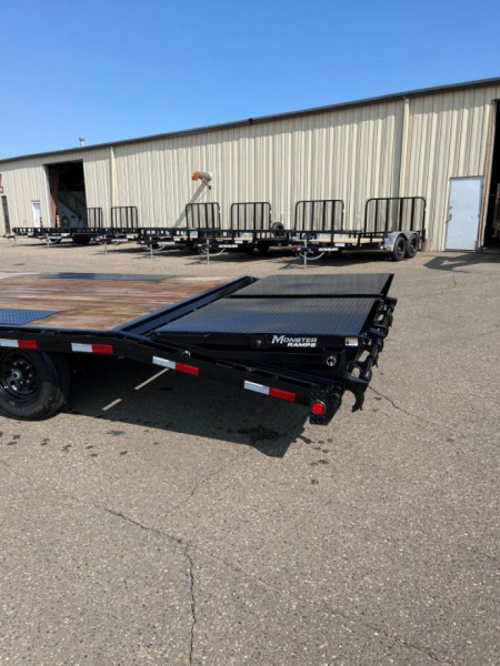 New 2027 PJ Trailers 102" x 24' F8 Flatbed Trailer