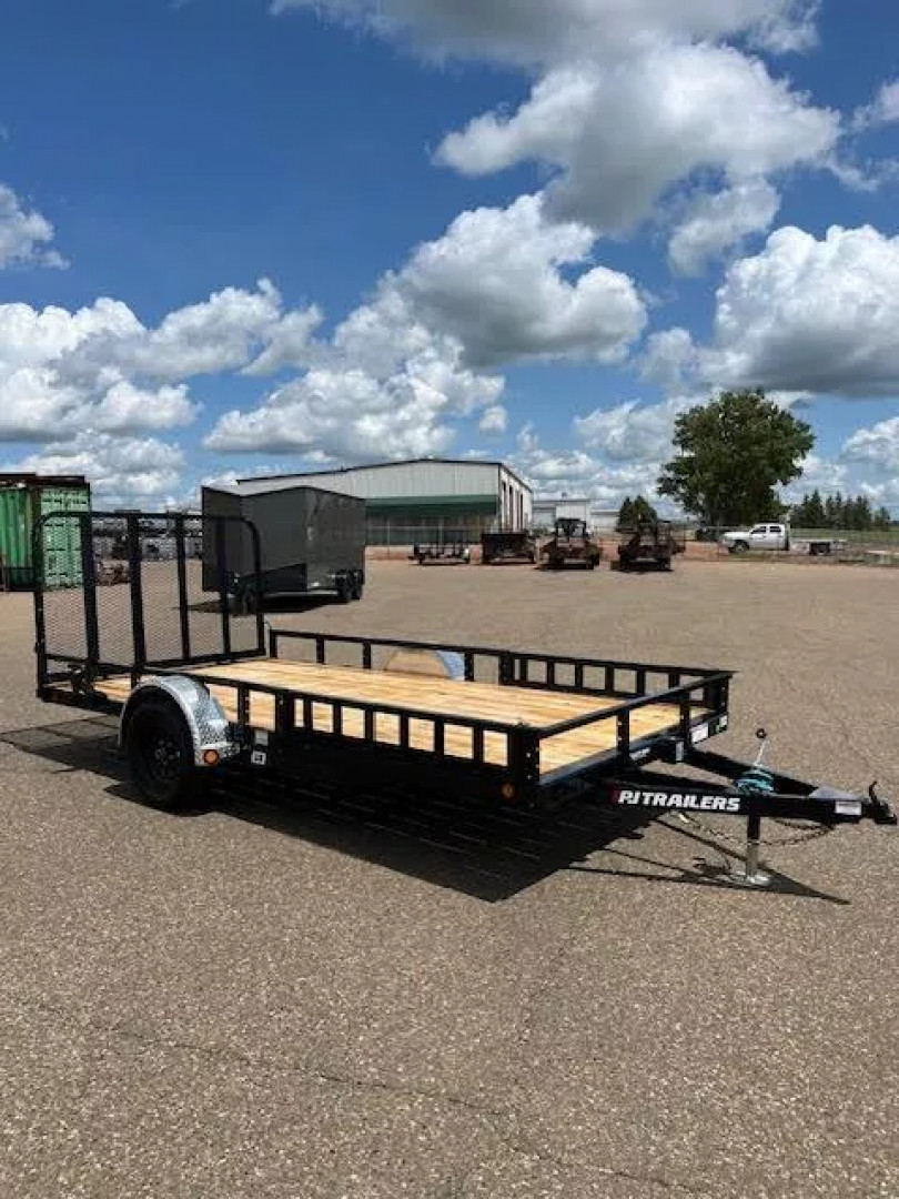 New 2026 PJ Trailers 83" x 14' 83" Single Axle Channel Utility (U8) Utility Trailer