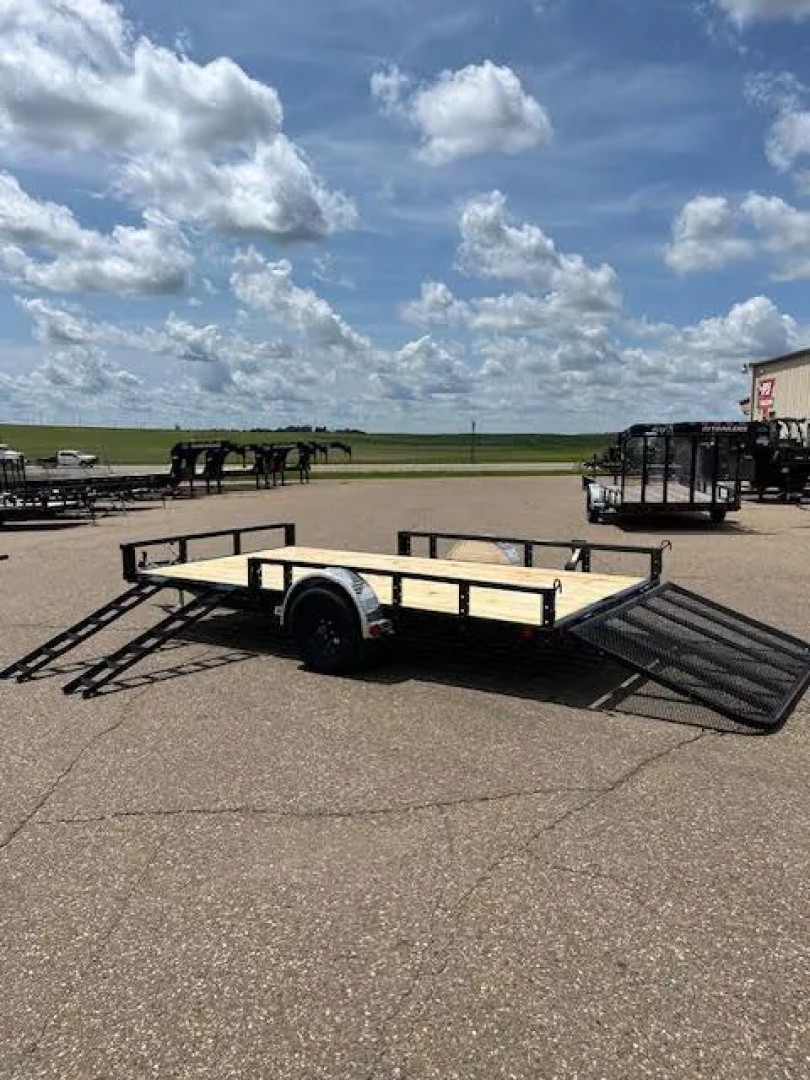 New 2026 PJ Trailers 83" x 14' 83" Single Axle Channel Utility (U8) Utility Trailer