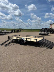 New 2026 PJ Trailers 83" x 14' 83" Single Axle Channel Utility (U8) Utility Trailer
