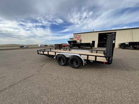 New 2027 PJ Trailers UL 83"x16' Tandem Axle Utility Trailer Utility Trailer