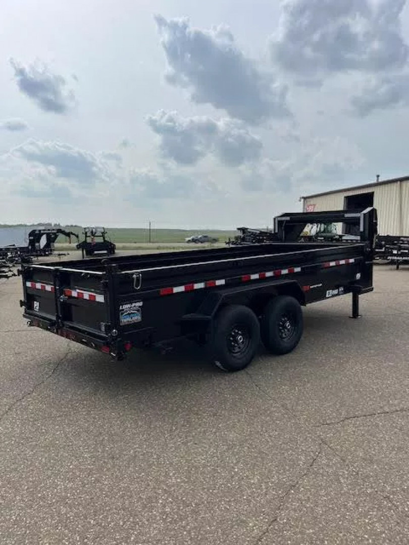 New 2026 PJ 83" x 16' DL Gooseneck Dump Trailer Hydraulic Jacks