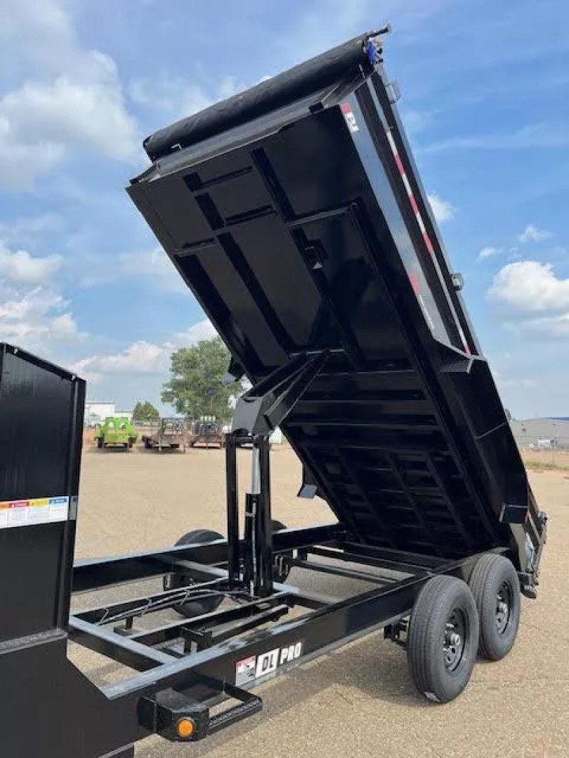 New 2026 PJ 83" x 16' DL Gooseneck Dump Trailer Hydraulic Jacks