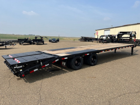 New 2026 PJ Trailers 102" x 32' LD Flatbed Trailer