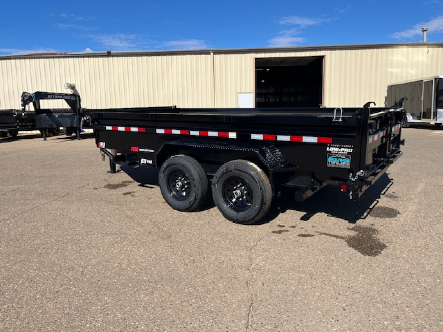 New 2026 PJ Trailers 83" x 14' Dump Trailer with Hydraulic Jack
