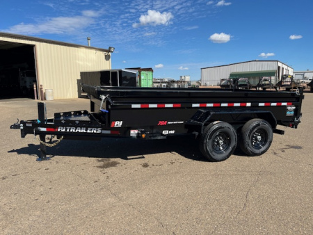 New 2026 PJ Trailers 83  x 14' Dump Trailer with Hydraulic Jack