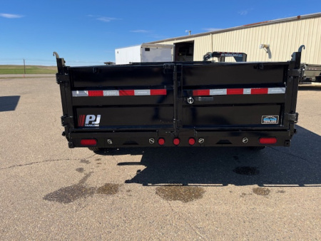 New 2026 PJ Trailers 83" x 14' Dump Trailer with Hydraulic Jack