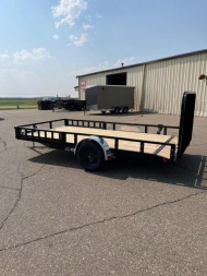 New 2026 PJ Trailers 83" x 14' 83" Single Axle Channel Utility (U8) Utility Trailer