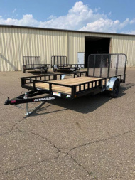 New 2026 PJ Trailers 83" x 14' 83" Single Axle Channel Utility (U8) Utility Trailer