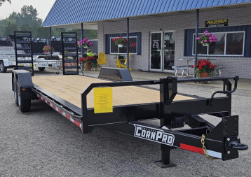 New 81  X 24' CORN PRO UTILITY 8# AXLES PINTLE RING