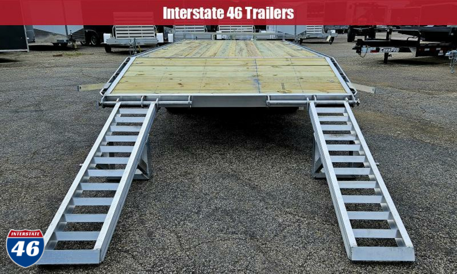 New 7 X 20 DECKOVER 5200# AXLES UTILITY ALUMINUM JAXON FAB WERKS 2024